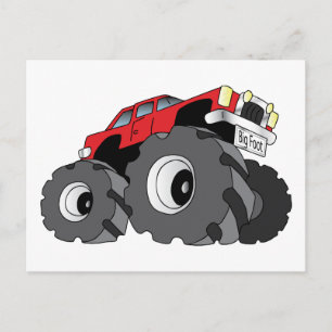 Carte Postale Monstre Truck
