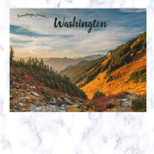 Carte Postale Mont Baker Washington États-Unis