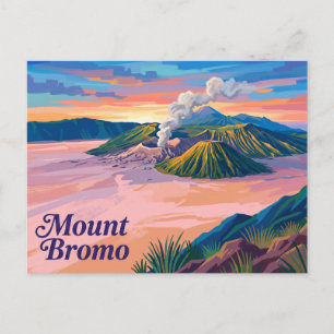 Carte Postale Mont Bromo Indonésie