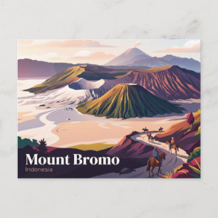 Carte Postale Mont Bromo Indonésie