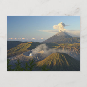 Carte postale Mont Bromo, Java, Indonésie