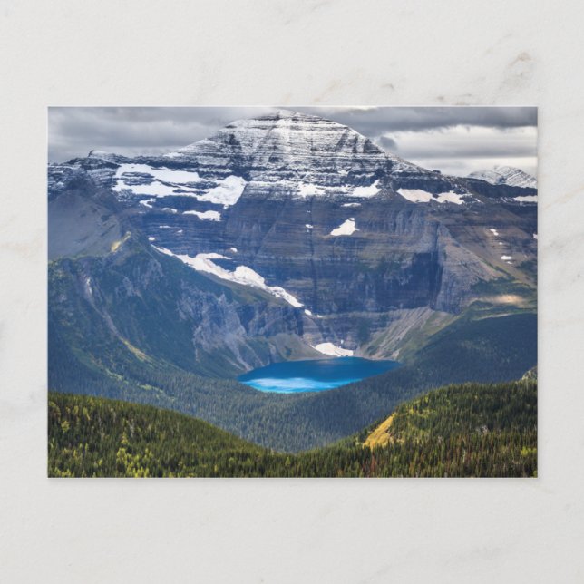 Carte Postale Mont Chapman et lac Wurdeman (Devant)