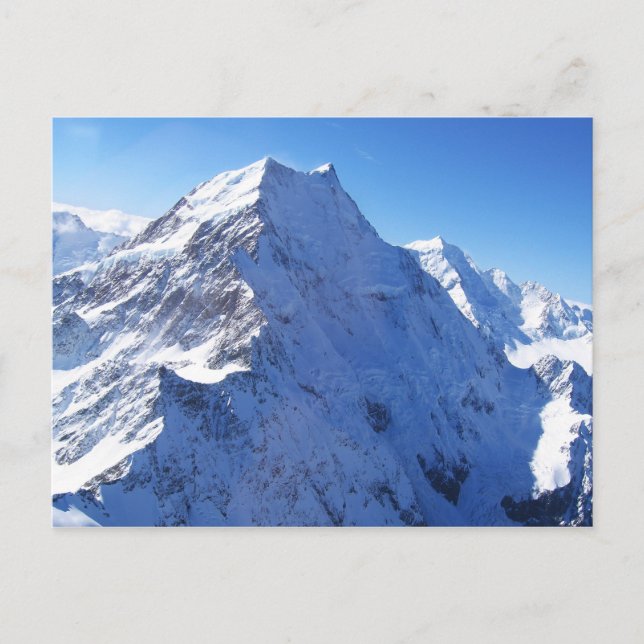 Carte Postale Mont Cook (Aoraki) Peak, Nouvelle-Zélande (Devant)