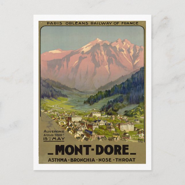 Carte Postale Mont Dore - France (Devant)