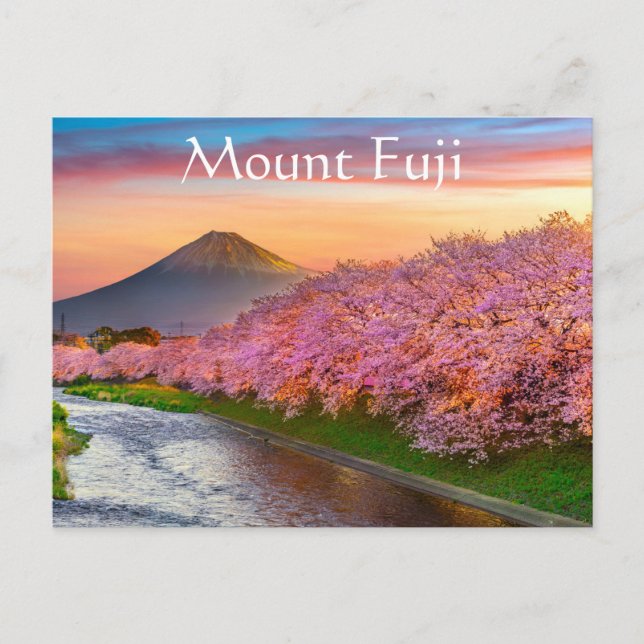 Carte Postale Mont Fuji Japon (Devant)