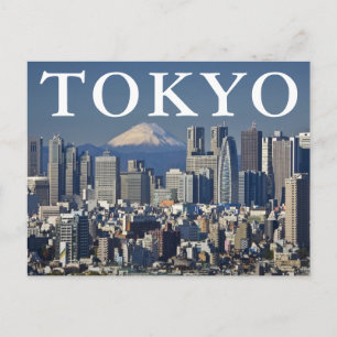 Carte Postale Mont Fuji Tokyo Japon Joyeux Anniversaire
