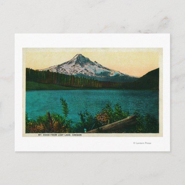 Carte Postale Mont Hood du lac Lost, ORMt. Hood (Devant)