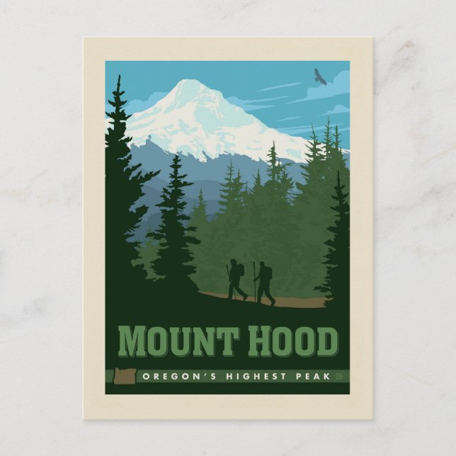 Carte Postale Mont Hood | Oregon (Devant)