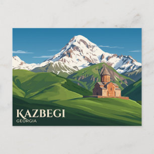 Carte Postale Mont Kazbek Géorgie