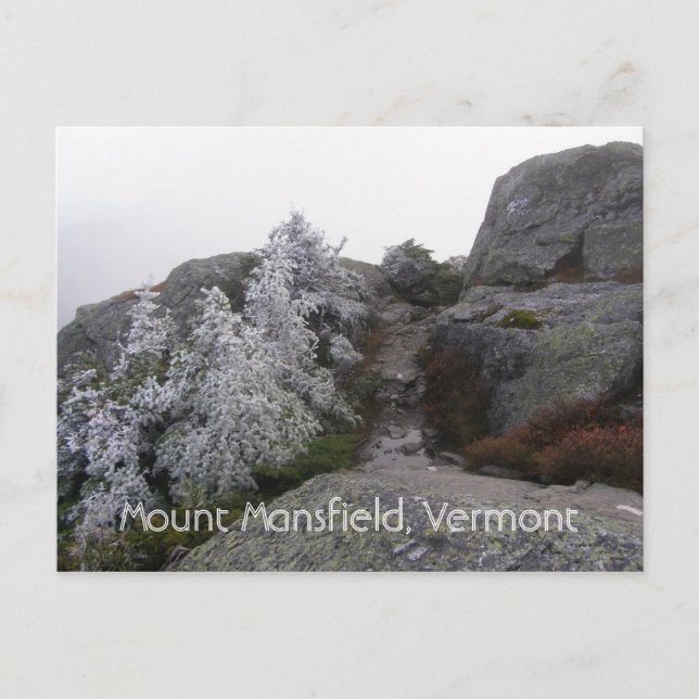 Carte Postale Mont Mansfield, Vermont (Devant)