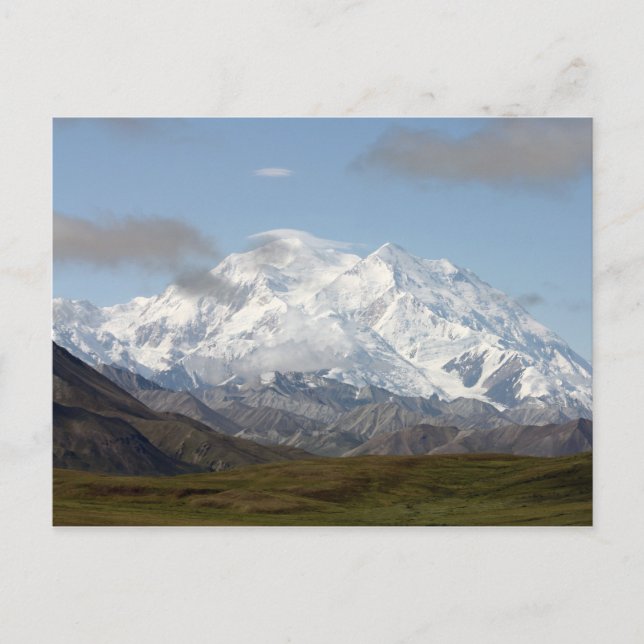 Carte Postale Mont Mckinley dans le parc national Denali, Alaska (Devant)