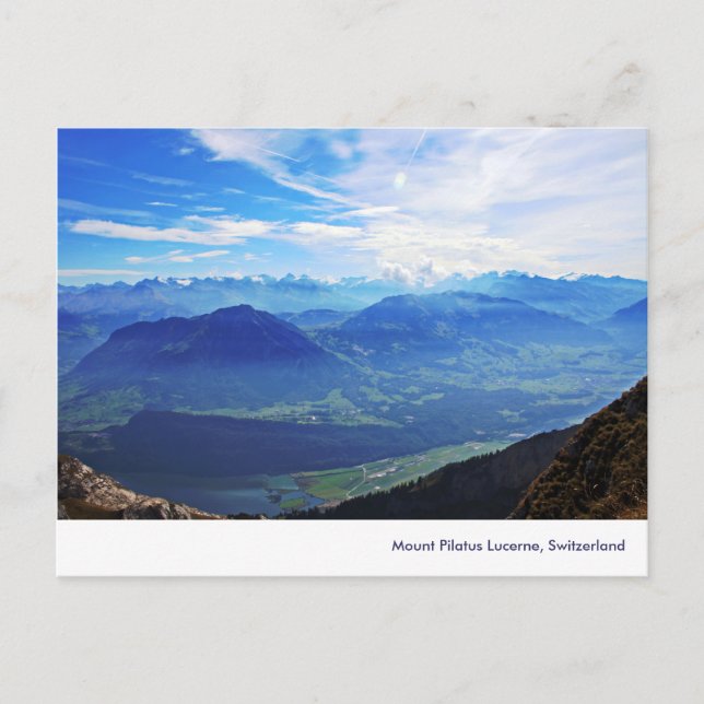 Carte Postale Mont Pilatus, Lucerne, Suisse (Devant)
