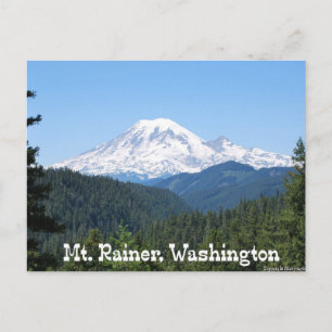 Carte Postale Mont Rainer, WA