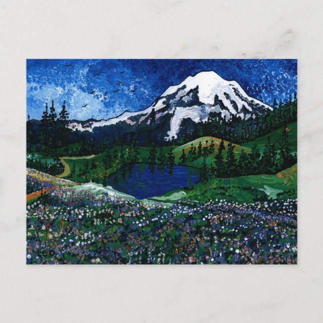 Carte Postale Mont Rainier (Devant)