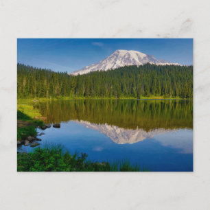 Carte Postale Mont Rainier et lac de réflexion