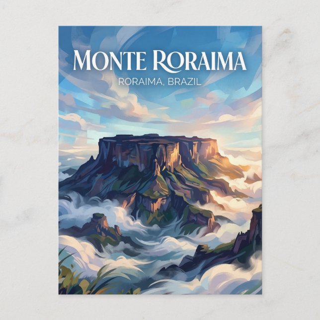 Carte Postale Mont Roraima Brésil (Devant)