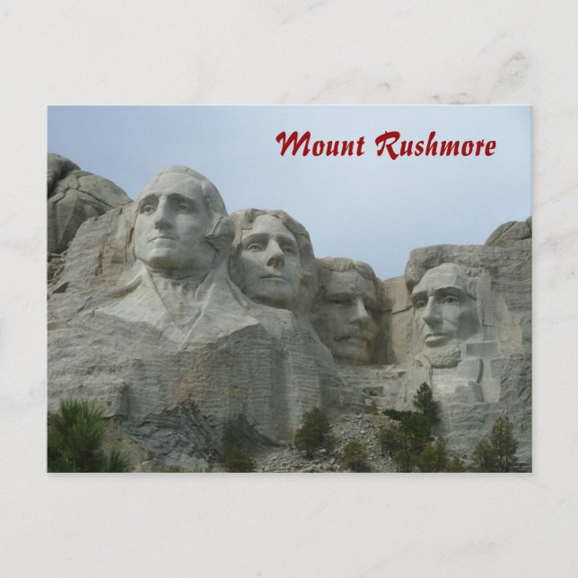 Carte Postale Mont Rushmore (Devant)