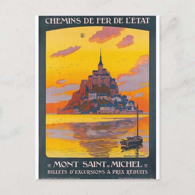 Carte Postale Mont-Saint-Michel (Devant)