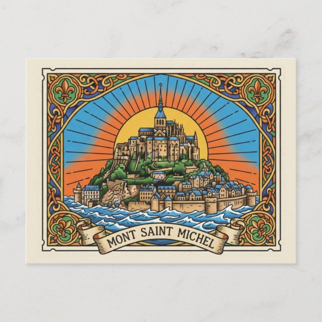 Carte Postale Mont Saint-Michel (Devant)