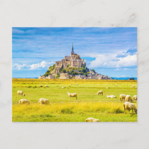 Carte Postale Mont-Saint-Michel, Normandie, France