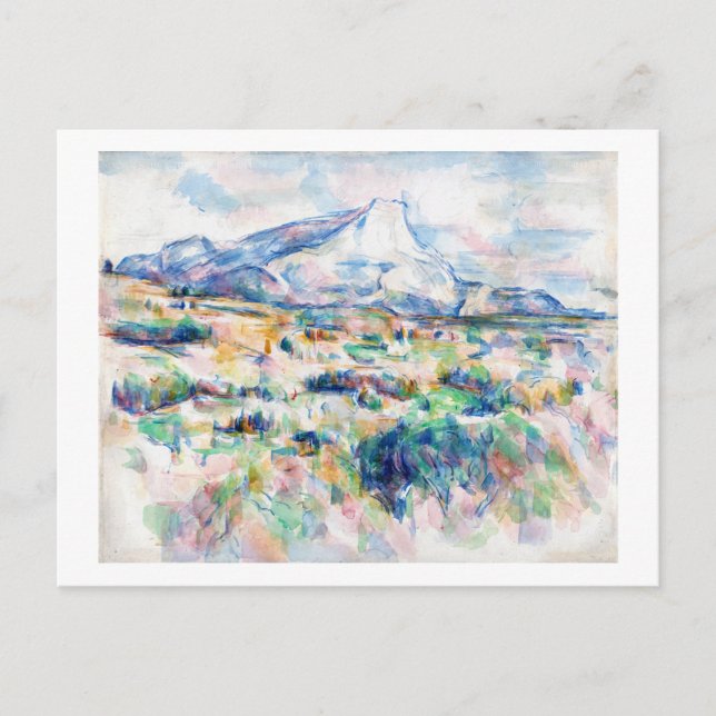 Carte Postale Mont Sainte-Victoire, Paul Cezanne (Devant)