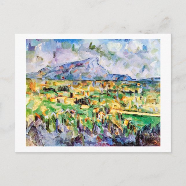 Carte Postale Mont Sainte-Victoire, Paul Cezanne (Devant)
