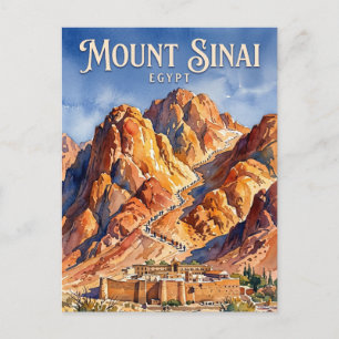 Carte Postale Mont Sinaï Égypte