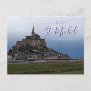 Carte Postale Mont St. Michel France Forteresse Normandie