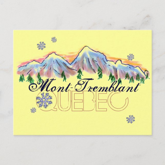 Carte postale Mont Tremblant Québec (Devant)