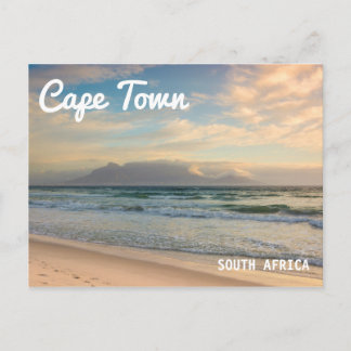 Carte Postale Montagne de la Table au Cap, Afrique du Sud.