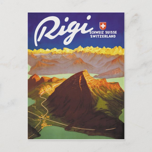 Carte Postale Montagne de Rigi, Suisse (Devant)