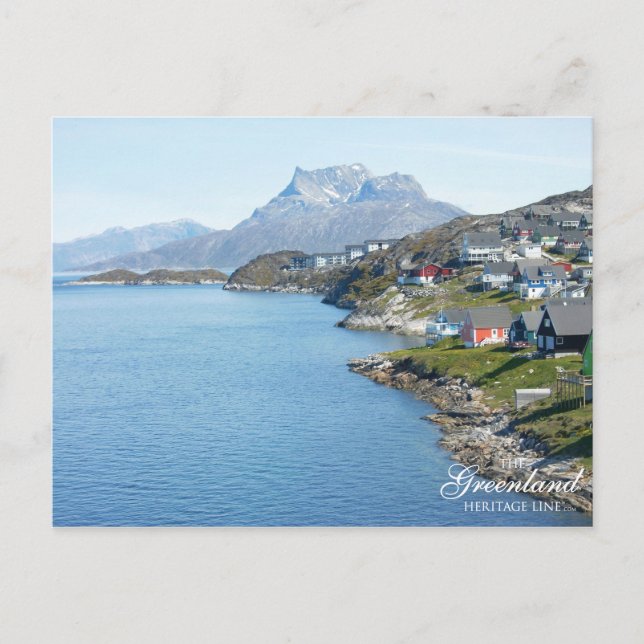 Carte Postale Montagne de Sermitsiaaq, Nuuk (Devant)