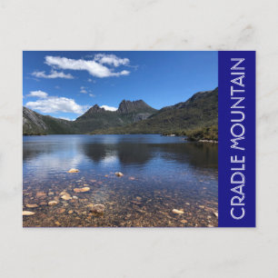 Carte Postale montagne du berceau de tasmania