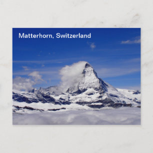 Carte Postale Montagne du Cervin en Suisse