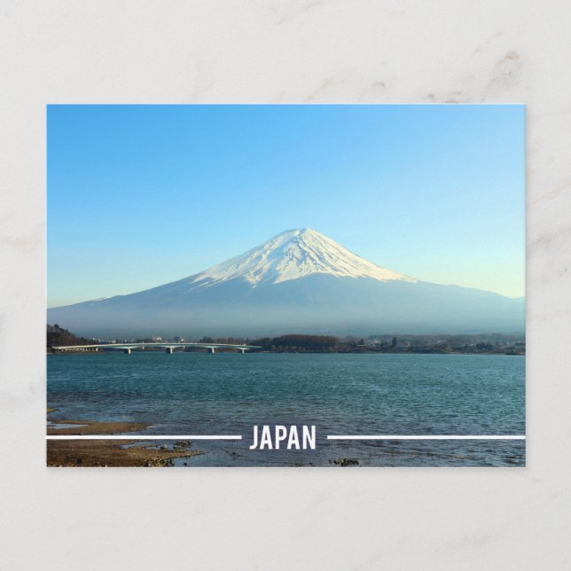 Carte Postale Montagne Fuji, Kawaguchi - Les Cinq Lacs, Japon (Devant)