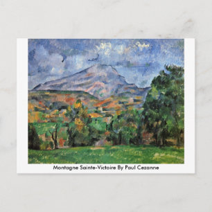 Carte Postale Montagne Sainte-Victoire Par Paul Cezanne