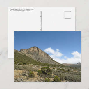 Carte Postale Montagnes Bale Éthiopie