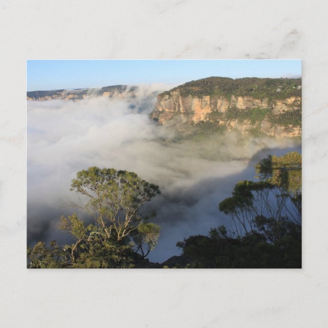 Carte Postale Montagnes Bleues (Devant)
