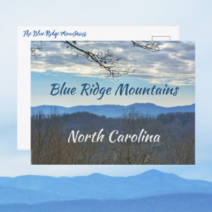 Carte Postale Montagnes Bleues de Caroline du Nord Photographie