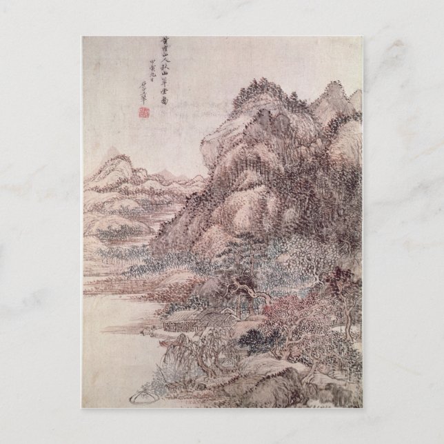 Carte Postale Montagnes d'automne (Devant)