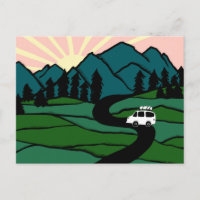 Montagnes de camping-car Vanlife Camping-car Lever