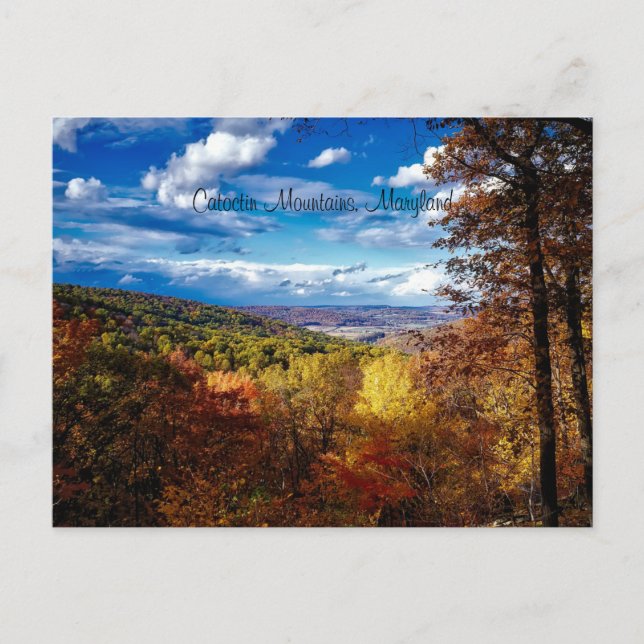 Carte Postale Montagnes de Catoctin, Maryland (Devant)