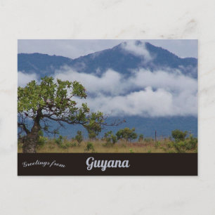Carte Postale Montagnes de Kanuku vues de Lethem Guyana