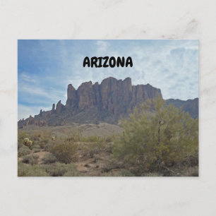 Carte Postale Montagnes de Phoenix Arizona dans le désert de bie