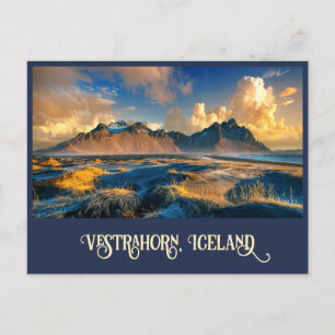 Carte Postale Montagnes de Vestrahorn, Islande