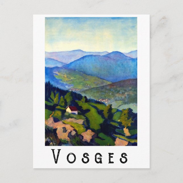 Carte Postale Montagnes des Vosges, France (Devant)