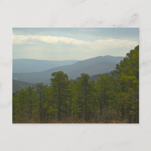 Carte Postale Montagnes d'Ouachita, Oklahoma (Devant)