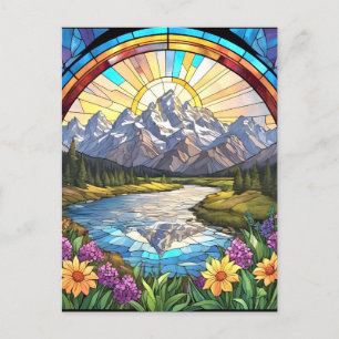 Carte Postale Montagnes du Grand Teton Montagne des Faux Verre