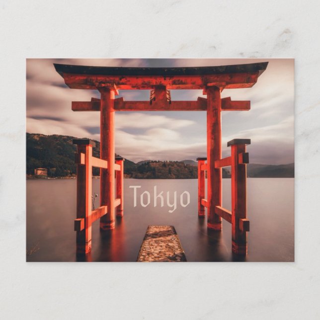 Carte Postale Montagnes du lac Tokyo (Devant)