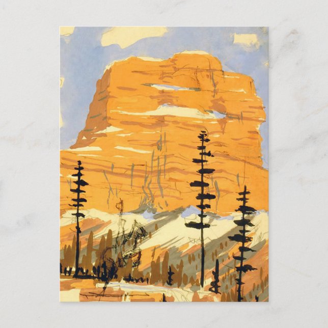 Carte Postale Montagnes du Montana (Devant)